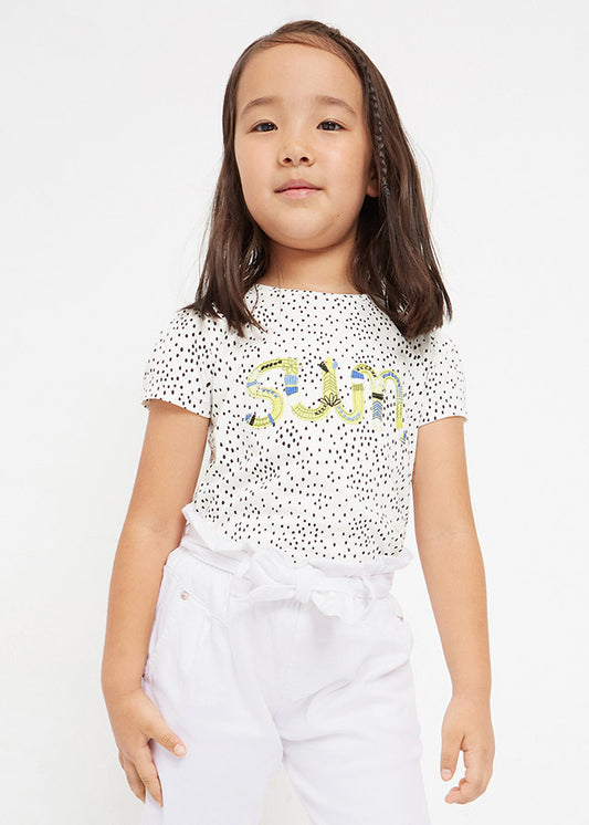 Mayoral T-Shirt , Set aus nachhaltiger Baumwolle Mädchen lime Art. 03067-010
