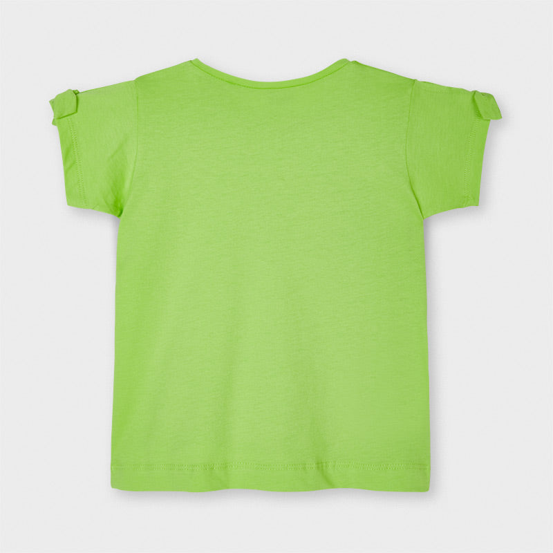 Mayoral T-Shirt Ecofriends Applikation Mädchen Pistazie Art.3016