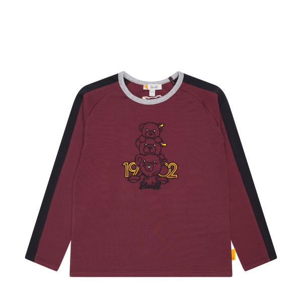 Steiff T-Shirt langarm burgundy L002222115 4036